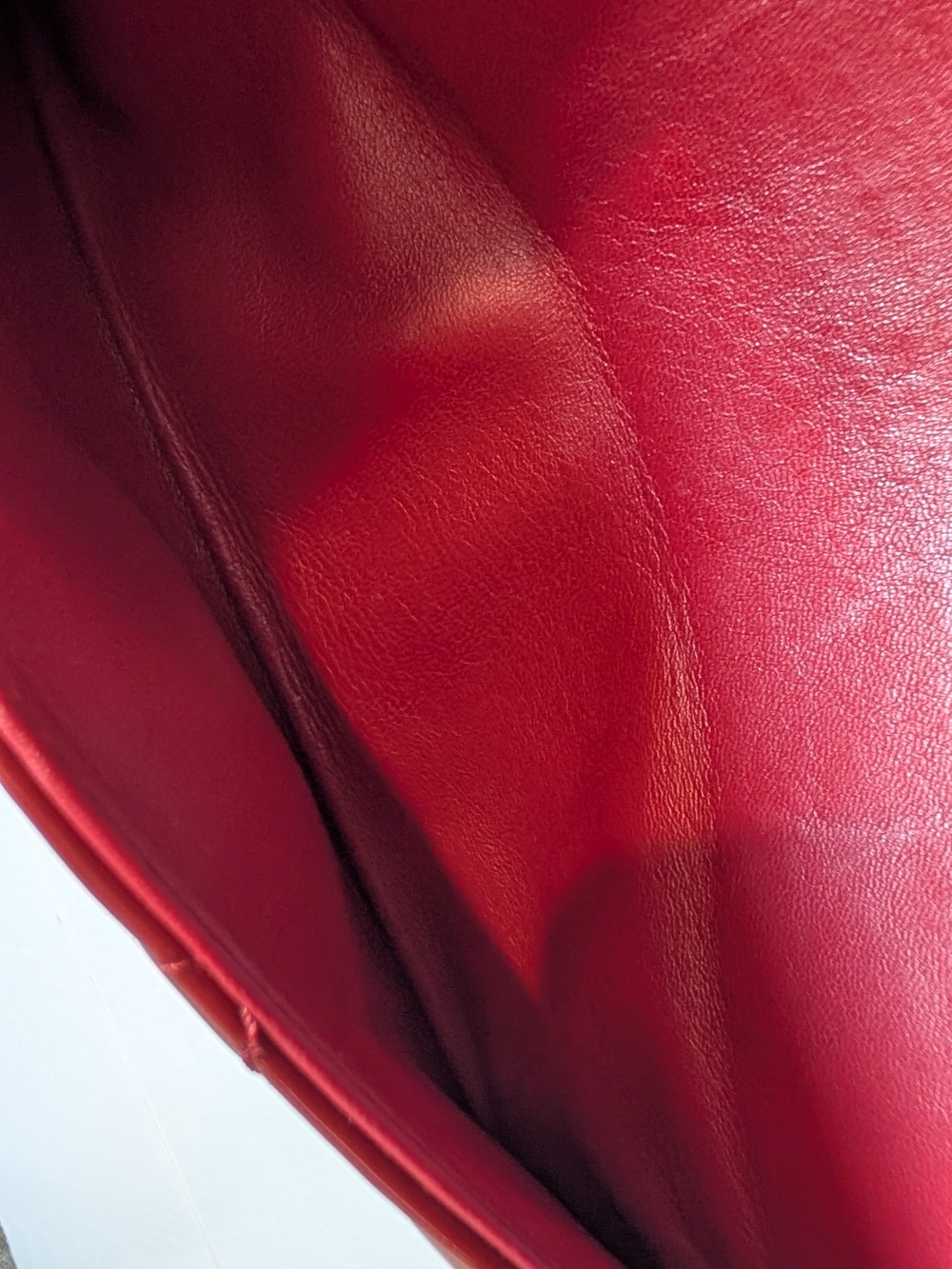 Chanel Red 2.55 Reissue Quilted Patent Leather Crossbody Flap Bag - Picture 15 of 16